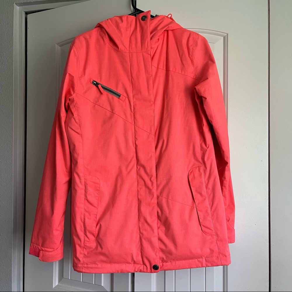 DC firey coral snowboard jacket